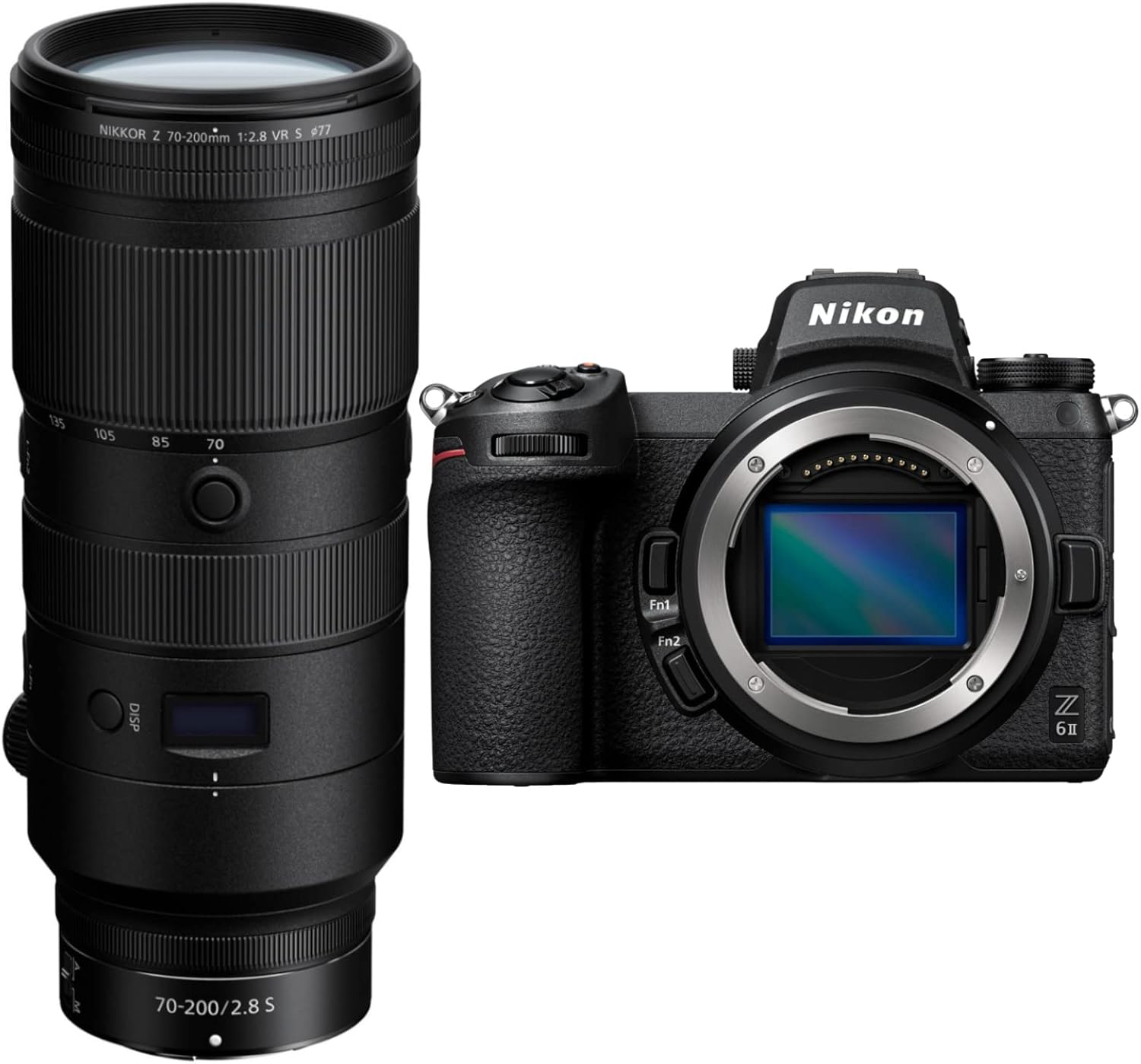 Nikon Z 6II Mirrorless Digital Camera Body Bundle with Nikon NIKKOR Z 70-200mm f/2.8 VR S Lens (2 Items)