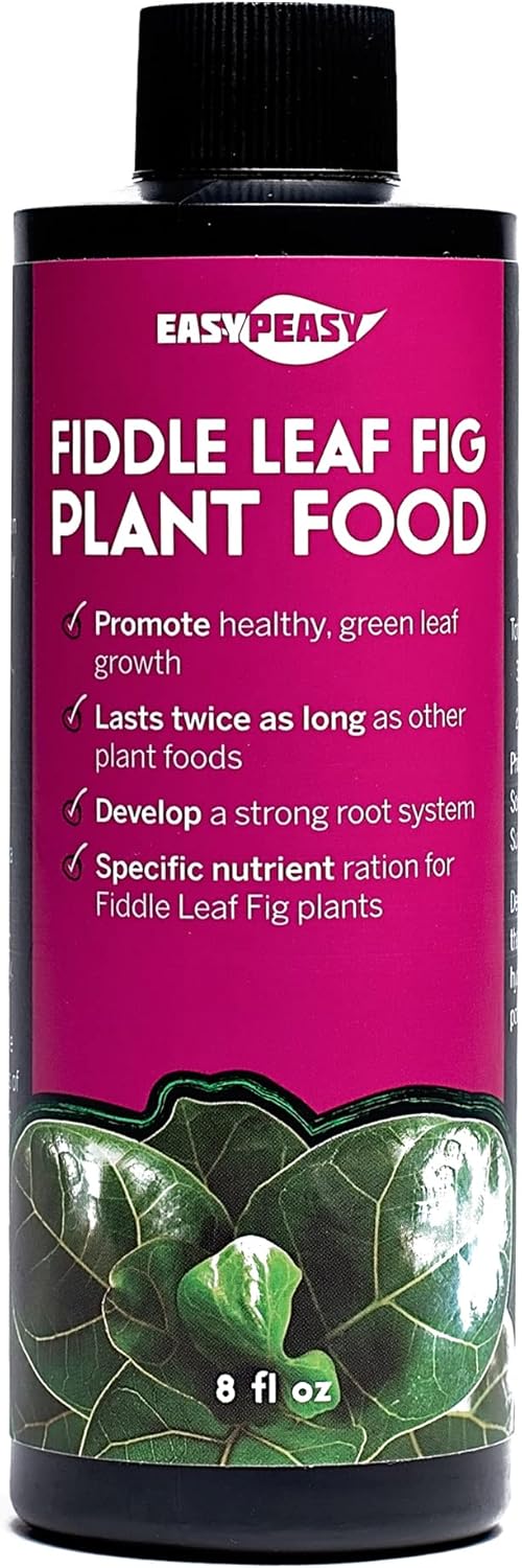 Fiddle Leaf Fig Plant Food 6-2-4, Fast-Acting houseplant Fertilizer for Ficus Lyrata and Ficus Audrey, High Concentrate Balance Nutrient Plant Food