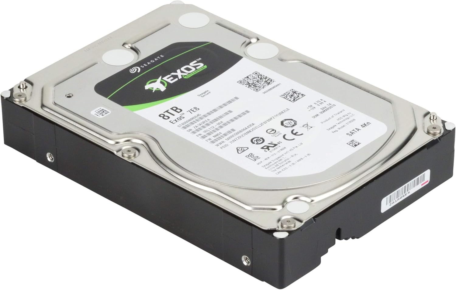 Seagate Enterprise Capacity 3.5 HDD 8TB 7200 RPM SATA 6Gb/s 256MB Cache 4Kn 3.5-Inch Enterprise Hard Disk Drive (ST8000NM0045)