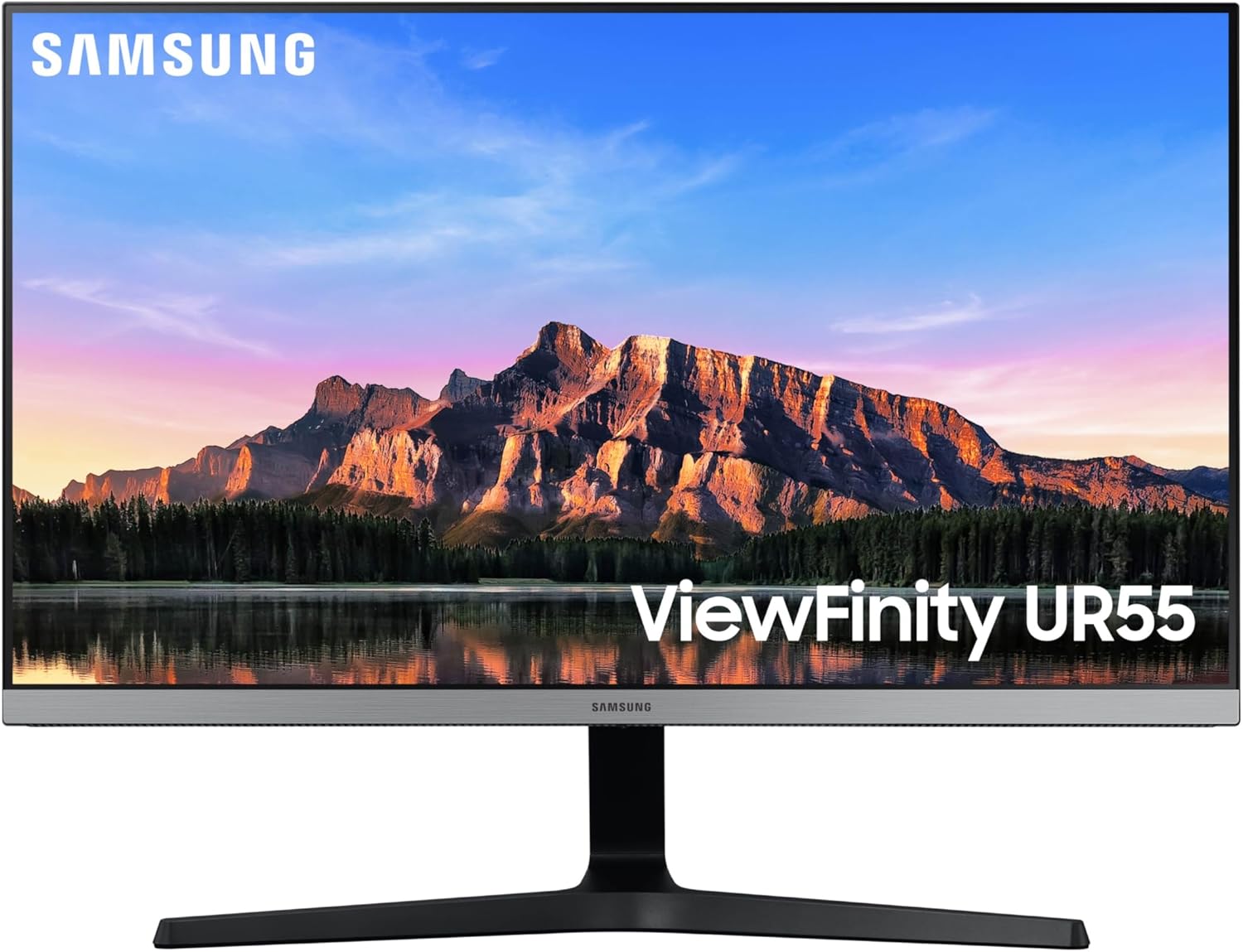 SAMSUNG 28-Inch ViewFinity UR55 Series 4K UHD IPS Computer Monitor, HDR10, AMD FreeSync, HDMI 2.0 and DisplayPort 1.2, Bezelless Display, Eye Care, LU28R550UQNXZA, 2023