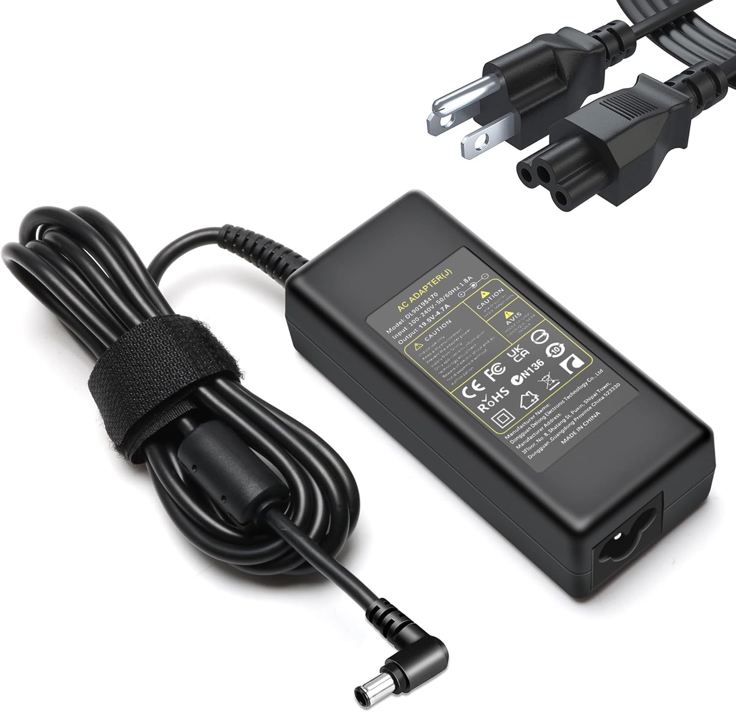 90W Laptop Charger Replacement for Sony Vaio PCG Series PCG-71913L PCG-71912L PCG-71315L PCG-71312L PCG-61315L PCG-61611L PCG-61A14L PCG-61317L PCG-81114L PCG-81115L AC Adapter Power Supply Cord