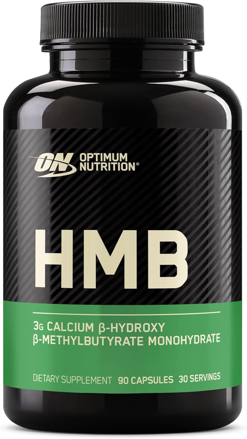 Optimum Nutrition HMB 1000 Caps, 1g of Calcium beta-Hydroxy beta-methylbutyrate per Capsule, 90 Capsules, 30 Servings