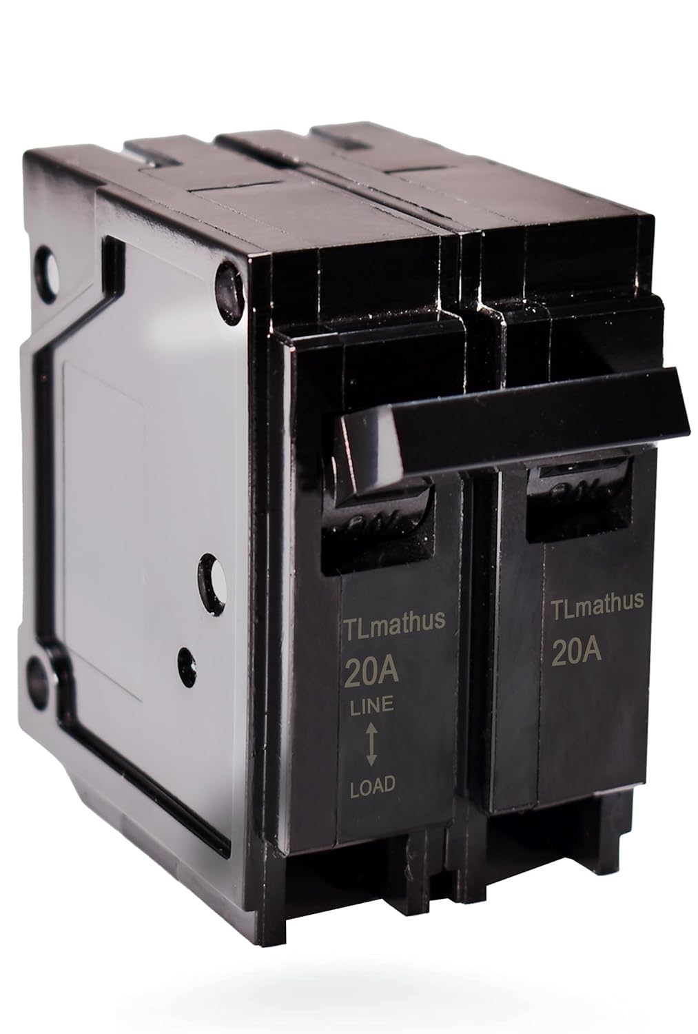 Q220 20-Amp Double Pole Type QP Circuit Breaker Plug-in Mount Standard MCB Thermal Magnetic Protection, 10KA 120/240V, Compatible with Siemens PL and ES Series Load Centers(2P 20A)