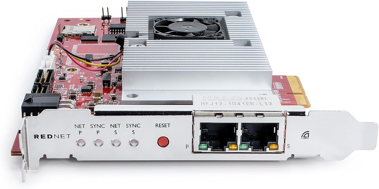 Focusrite RedNet PCIeNX Low-latency, 128 x 128 high-channel-count PCIe Dante interface