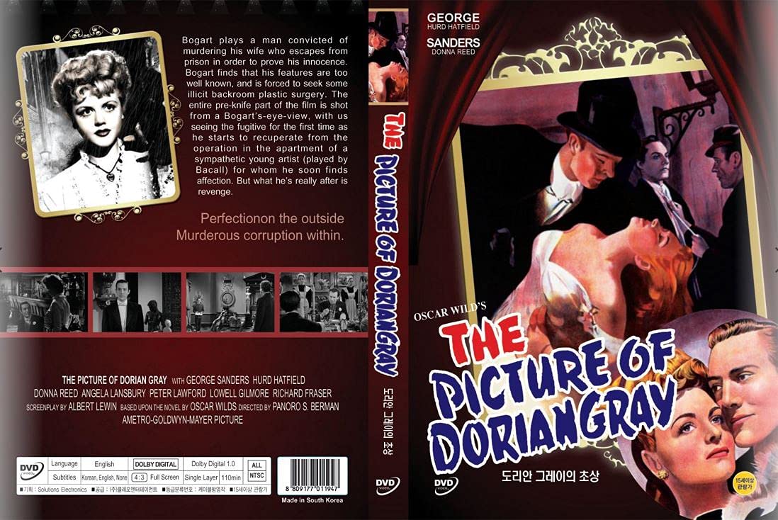 THE Picture of Dorian Gray Dvd (Import,region Free,sealed,new)