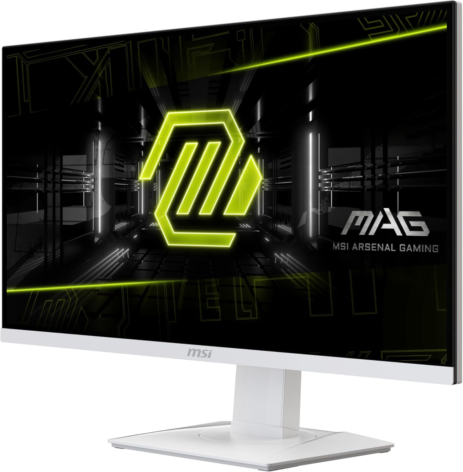 MSI MAG274QRFW 27-inch 2560 x 1440 (QHD) Computer Monitor, 180Hz, Adaptive-Synch, HDMI, DisplayPort, VESA Mountable, Tilt, Height Adjustable, Speaker, 1ms, Black