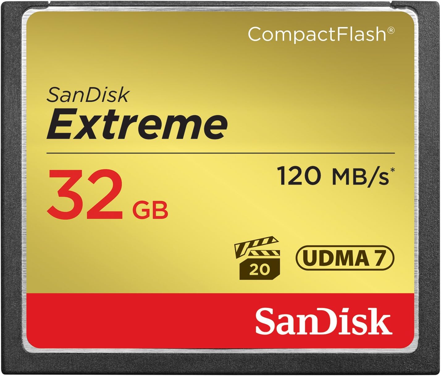 SanDisk 32GB Extreme CompactFlash Memory Card UDMA 7 Speed Up To 120MB/s – SDCFXSB-032G-G46