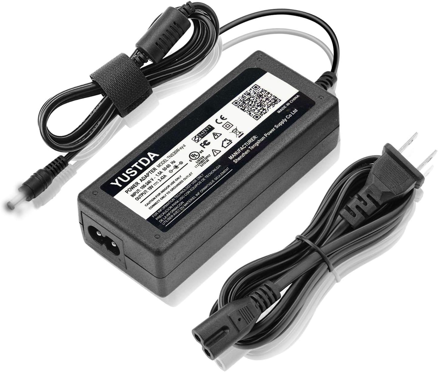 Yustda AC/DC Adapter Replacement for Sony Vaio PCG-81114L Notebook 19.5V 4.7A 90W Laptop Power Supply Cord Cable Battery Charger Mains PSU