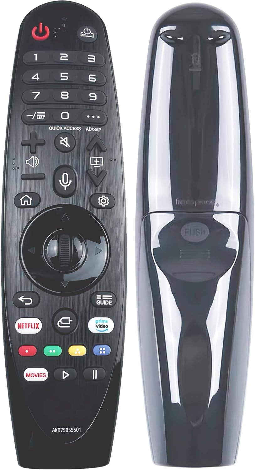 AKB75855501 Replacement Voice Remote Control for LG Smart TV AN-MR20GA MR21GA MR22GN MR23GN MR24GN MR19BA MR18BA MR650A, with Voice and Pointer Function,for LG Smart OLED Thinq Webos TVs,