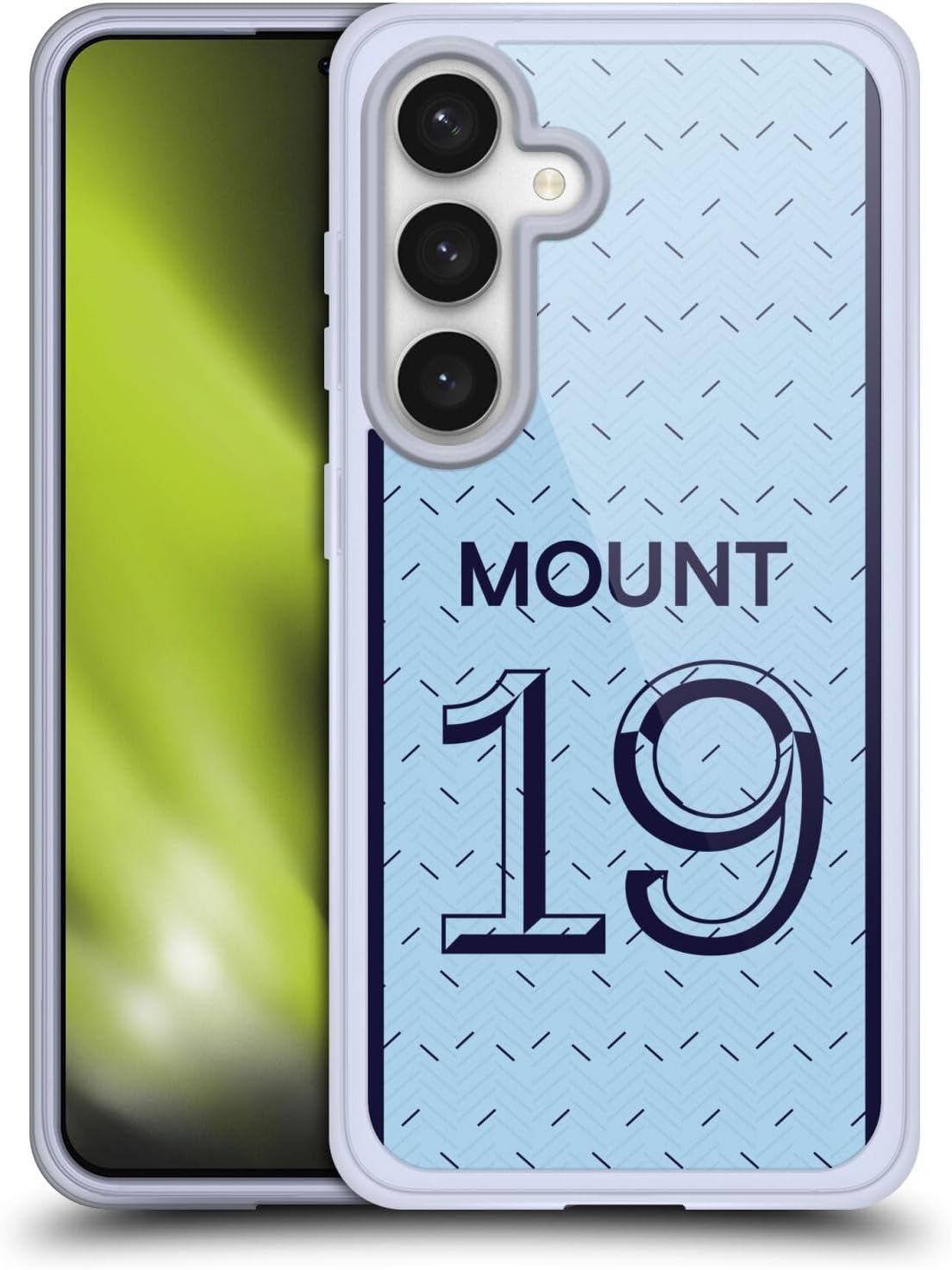 Head Case Designs Officially Licensed Chelsea Football Club Mason Mount 2020/21 Players Away Kit Group 1 Soft Gel Case Compatible with Samsung Galaxy S24 5G and Compatible with MagSafe Accessories