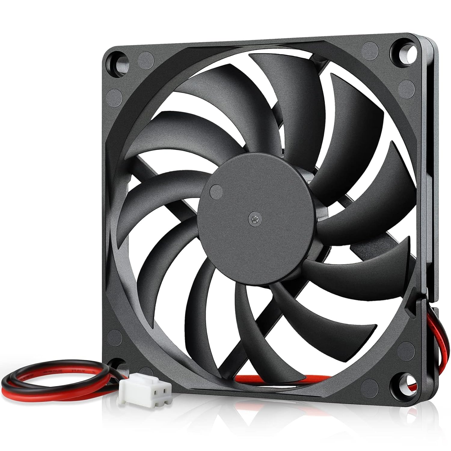 GDSTIME Radiator 80mm x 80mm x 10mm 12V Brushless DC Cooling Fan