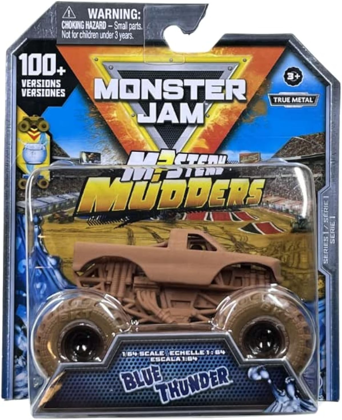 Monster Jam Mystery Mudders [Blue Thunder] 1:64 Scale diecast Truck