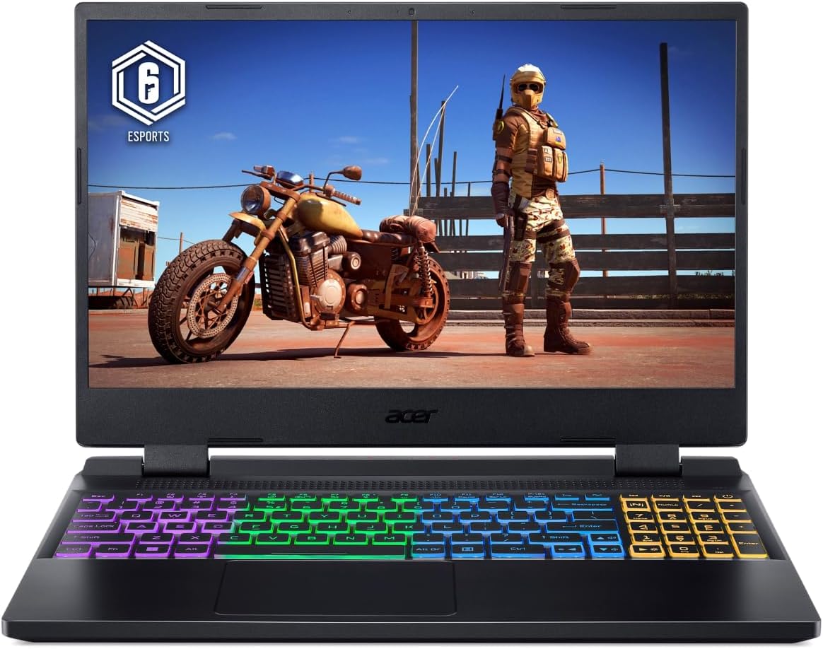 acer 2023 Gaming Laptop AN515-58-73RS Intel 10-Core i7-12650H NVIDIA GeForce RTX 4050 64 GB DDR5 8 TB SSD 15.6″ 1920 x 1080 144 Hz Win10 Home Wi-Fi 6 Bluetooth 5.1 Backlit KB Thunderbolt 4