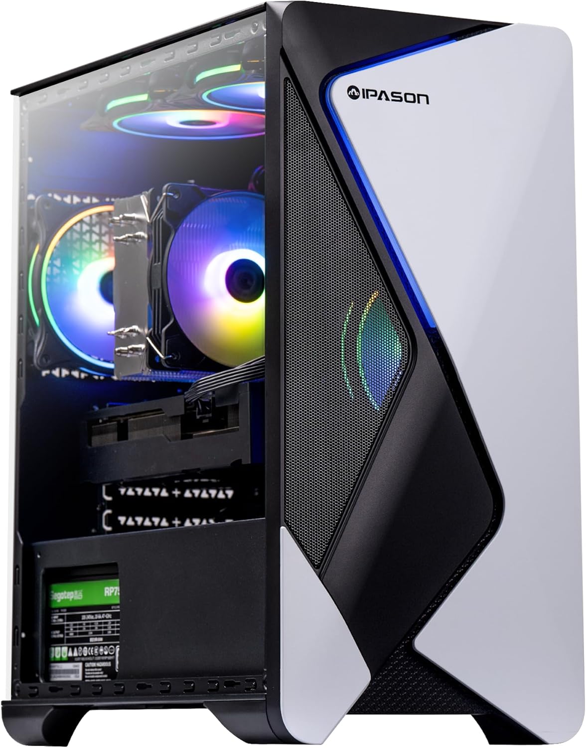 S7 Gaming PC Desktop – AMD Ryzen7 5700X 3.8GHz, NVIDIA RTX 4060 Ti, 1TB SSD, 16GB DDR4 RAM 3200, 650W PSU, Windows 11 Home