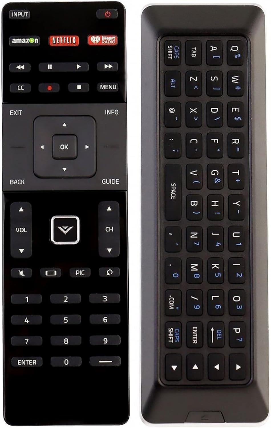 New XRT500 QWERTY Keyboard with Back Light Remote Replacement fit for VIZIO TV M43-C1 M49-C1 M50-C1 M55-C2 M60-C3 M65-C1 M70-C3 M75-C1 M80-C3 M322I-B1 M422I-B1 M492I-B2 M502I-B1 M552I-B2 M602I-B3