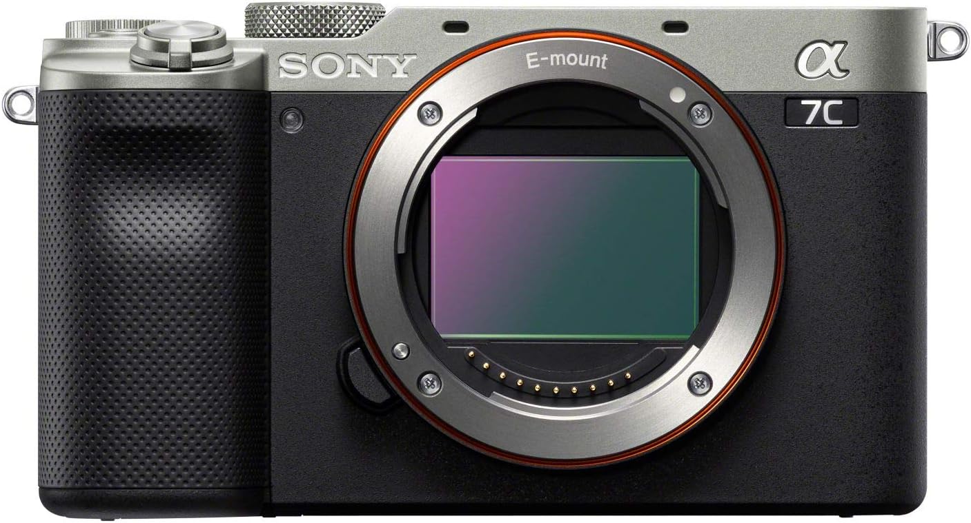 Sony Alpha 7C Full-Frame Mirrorless Camera – Silver (ILCE7C/S)