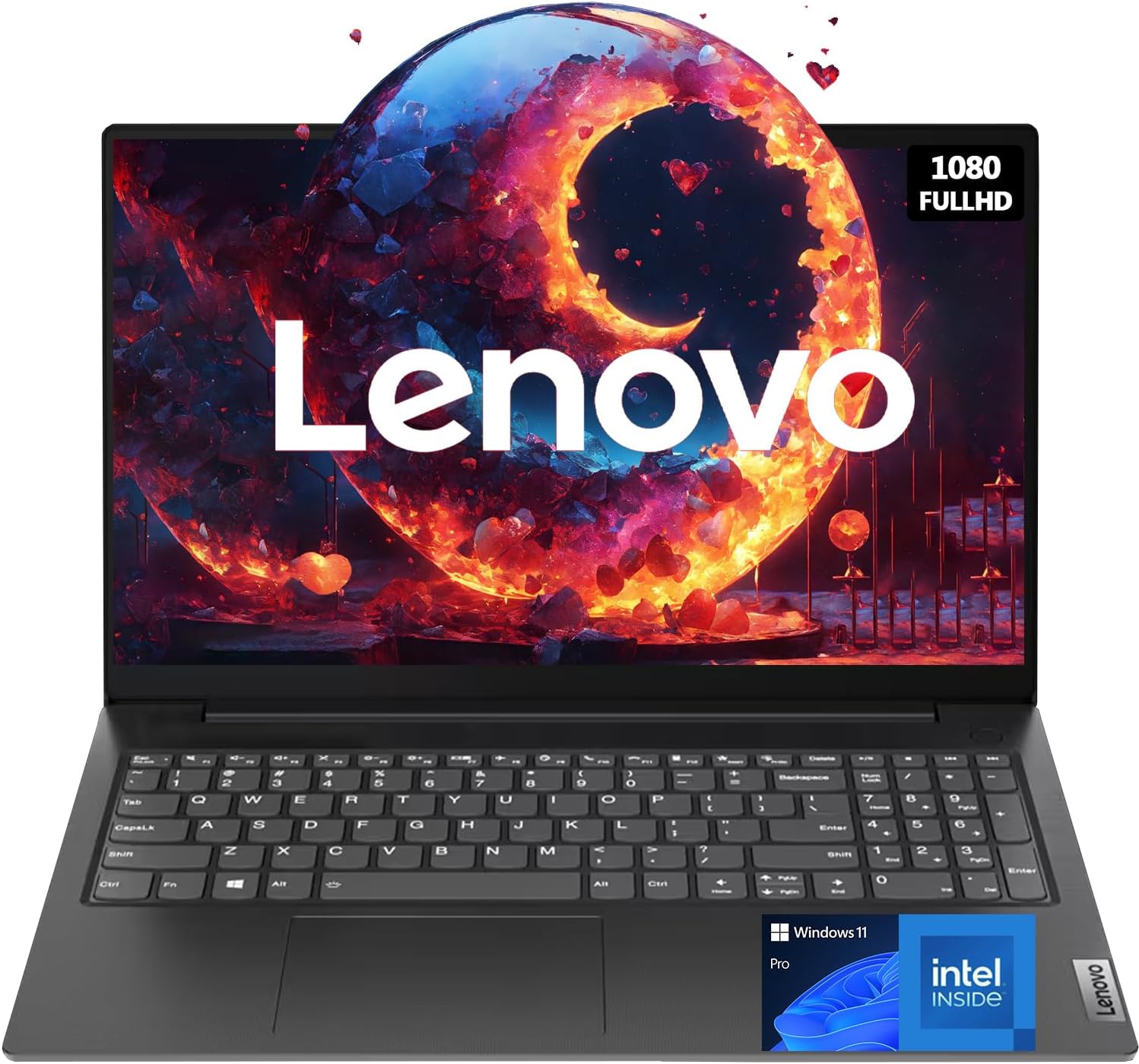 Lenovo New V15 Essential Laptop | Intel Multitasking 4-core Processor | 16GB RAM | 1TB SSD | 15.6″ FHD 1080p Display | Ethernet RJ-45 | Rugged Design | Windows 11 Pro | WOWPC Recovery USB