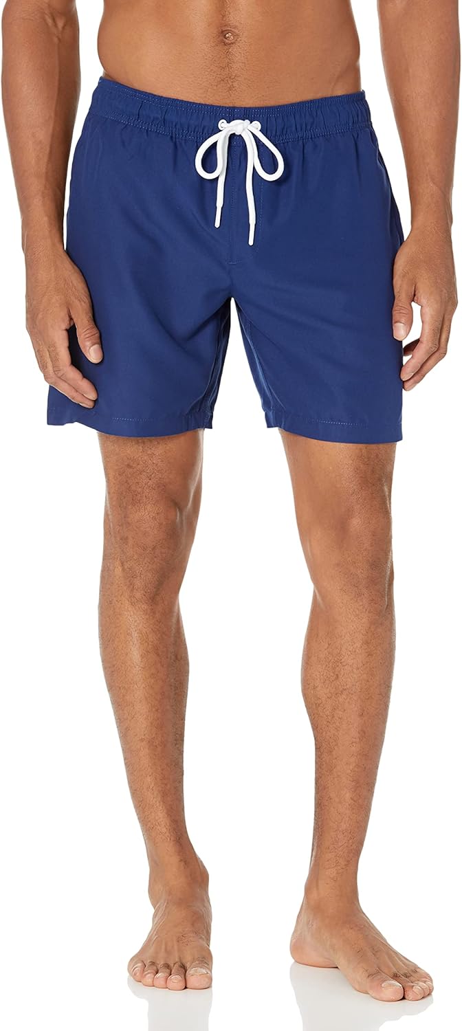 Amazon Essentials Men’s 7″ Quick-Dry Swim Trunk