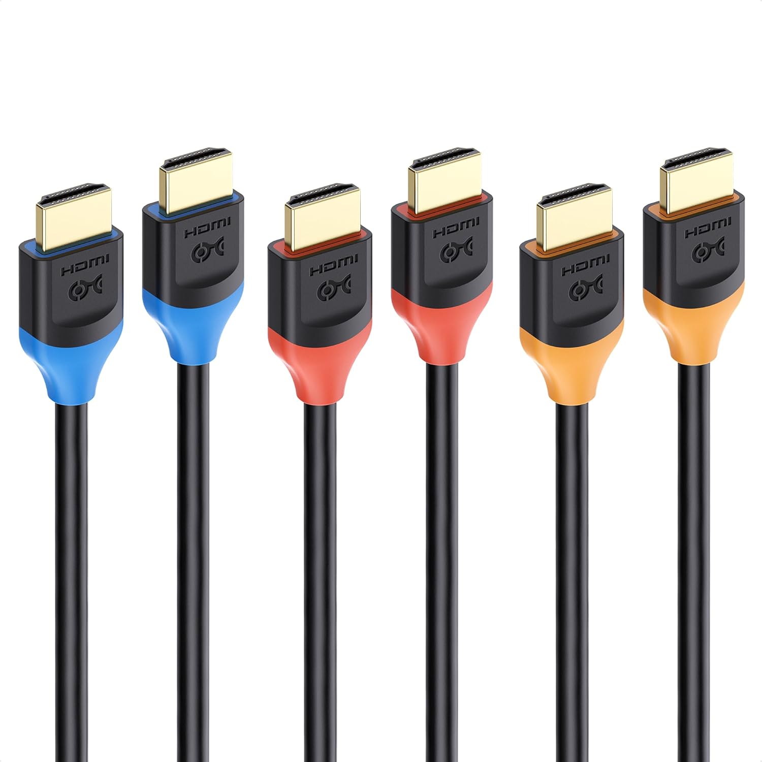 Cable Matters [Ultra High Speed HDMI Certified] 3-Pack 48Gbps 8K HDMI Cable 6.6 ft / 2m with 8K@60Hz, 4K@240Hz and HDR Support for PS5, Xbox Series X/S, RTX3080/3090, RX 6800/6900, Apple TV