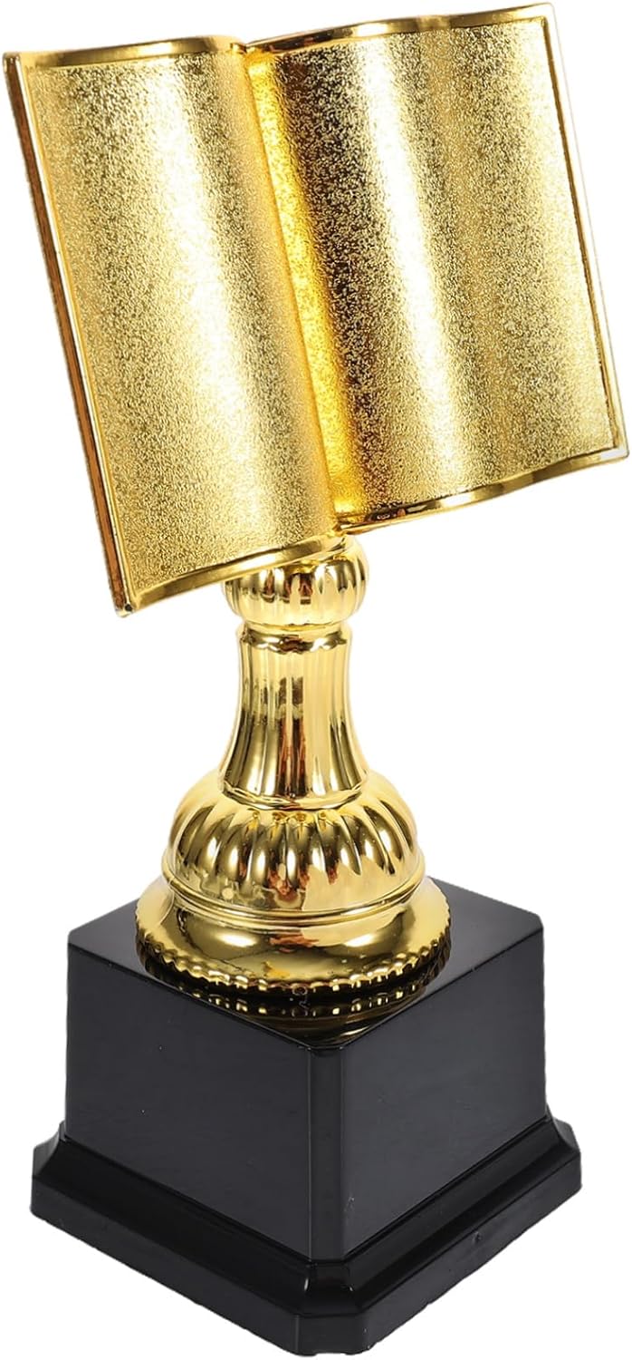 Comic Book and Reading Achievement Trophy Award – Ideal Prize for Reading Contest – Book Lovers Classroom Rewards and Recognition First Place Winner Trophy