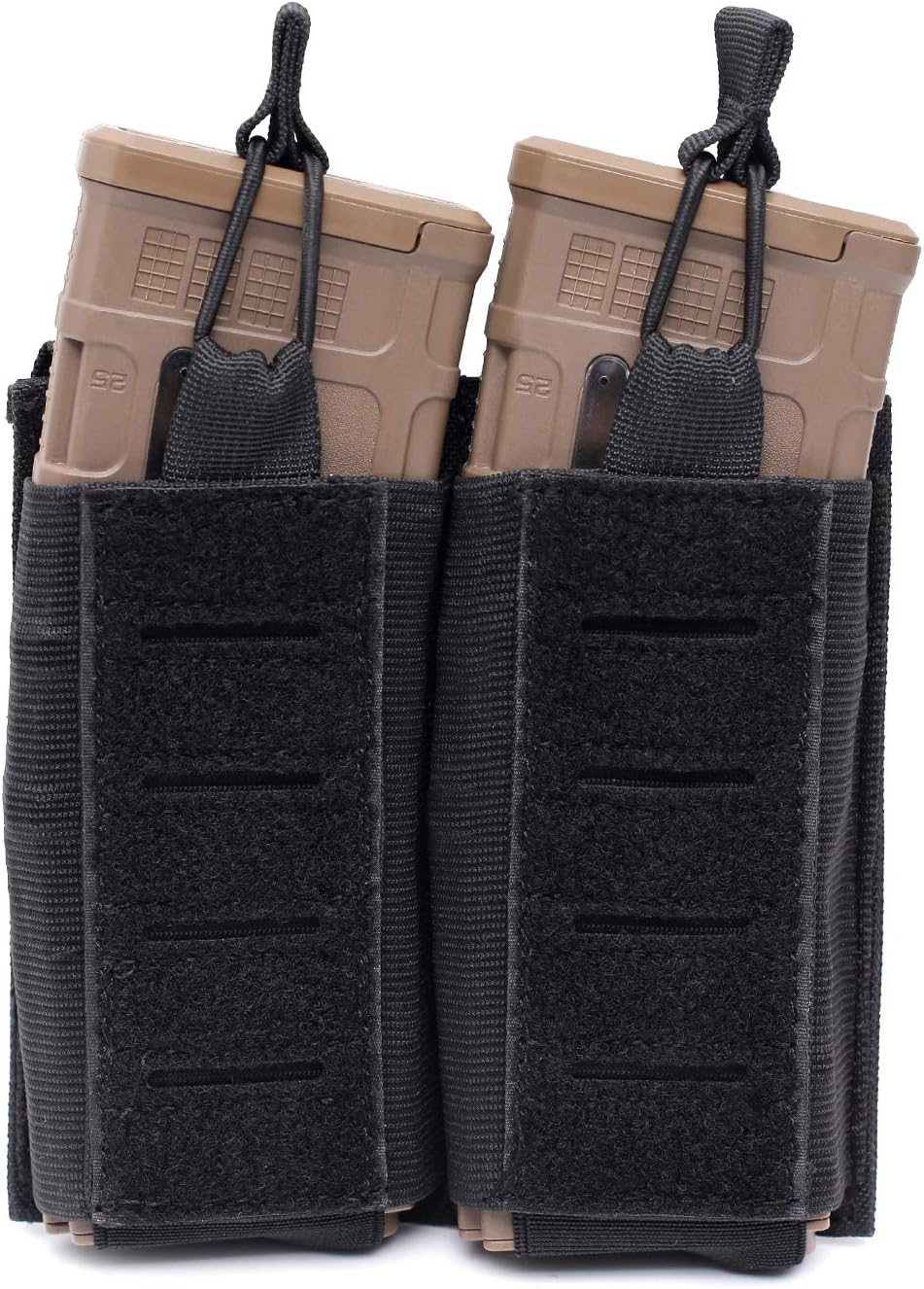 Double Mag Pouch Molle Open-Top Double Magazine Pouch for M4/M16/AR/AK Rifle Magazines