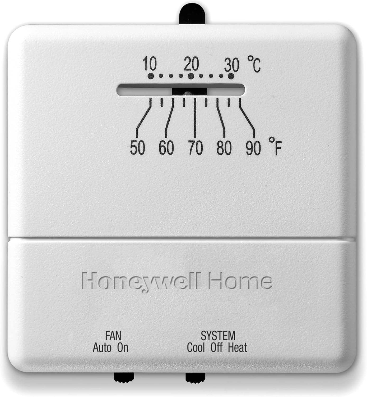 Honeywell Home CT31A1003 Heat/Cool Non-Programmable Thermostat, White