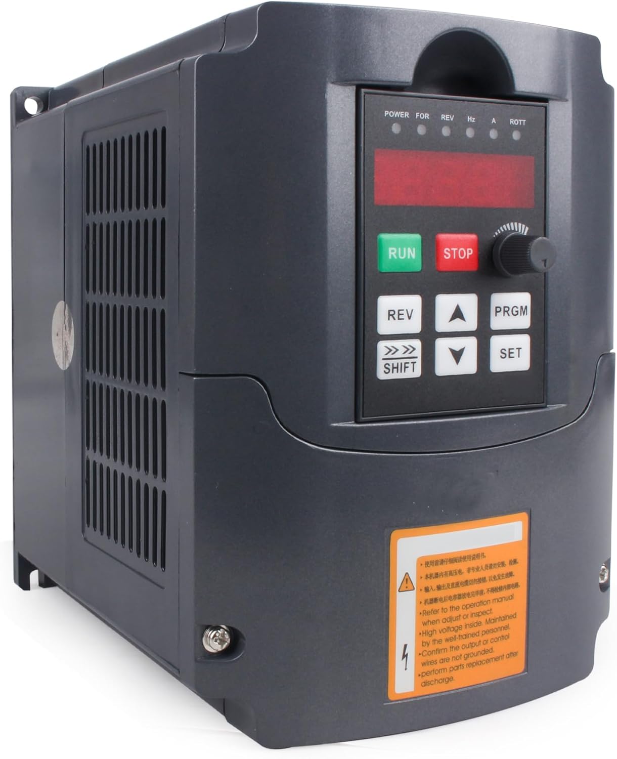 RATTMMOTOR Variable Frequency Drive 2.2KW 110V VFD Drive Inverter Frequency Converter Single Phase Input, 3 Phase Output for VFD Water-cooled Air-cooled Spindle Motor Speed Control+VFD Extension Cable