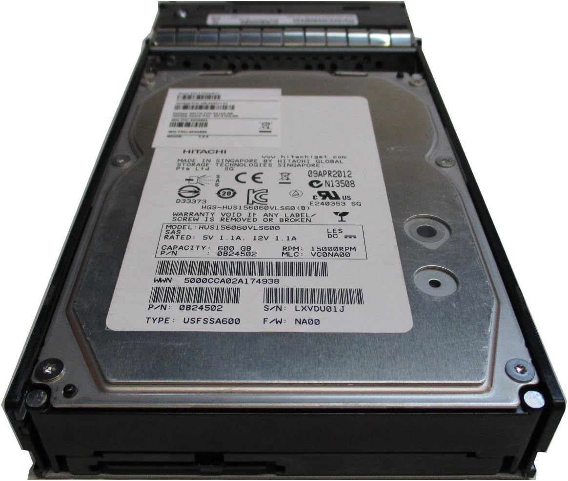 Netapp X412A-R5 600GB 15K SAS 3.5in Disk Drive (Renewed)