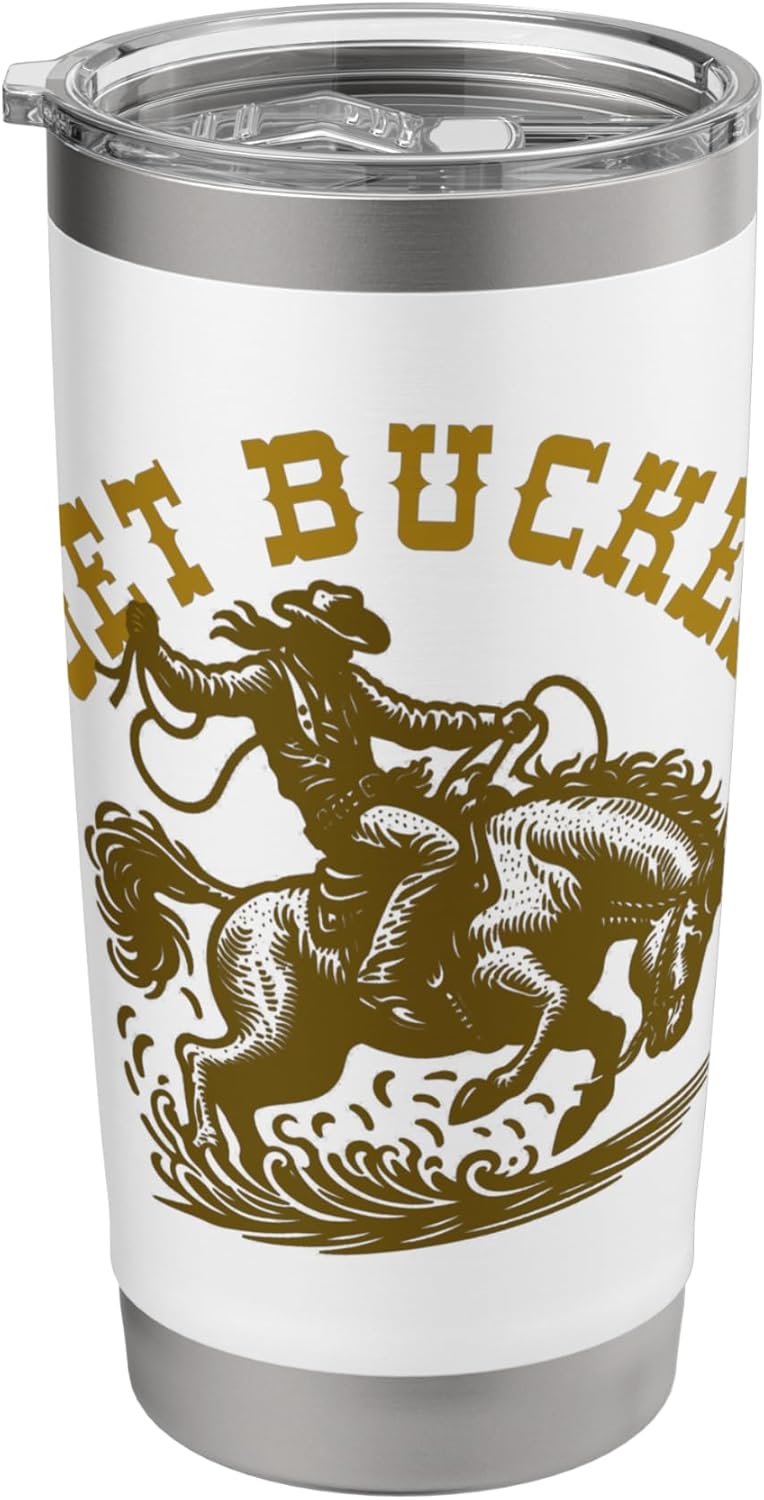 Get Bucked! Stainless Steel Insulated Tumbler