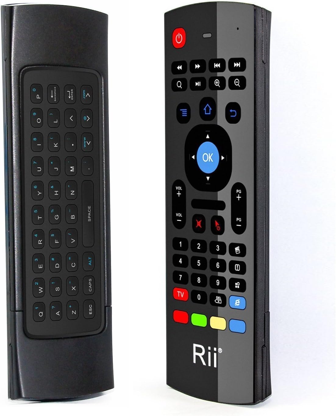 Rii MX3 Multifunction 2.4G Fly Mouse Mini Wireless Keyboard & Infrared Remote Control & 3-Gyro + 3-Gsensor for Google Android TV/Box, IPTV, HTPC, Windows, MAC OS, PS3