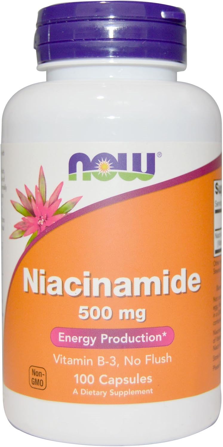 Niacinamide 500mg 100 Capsules (Pack of 2)