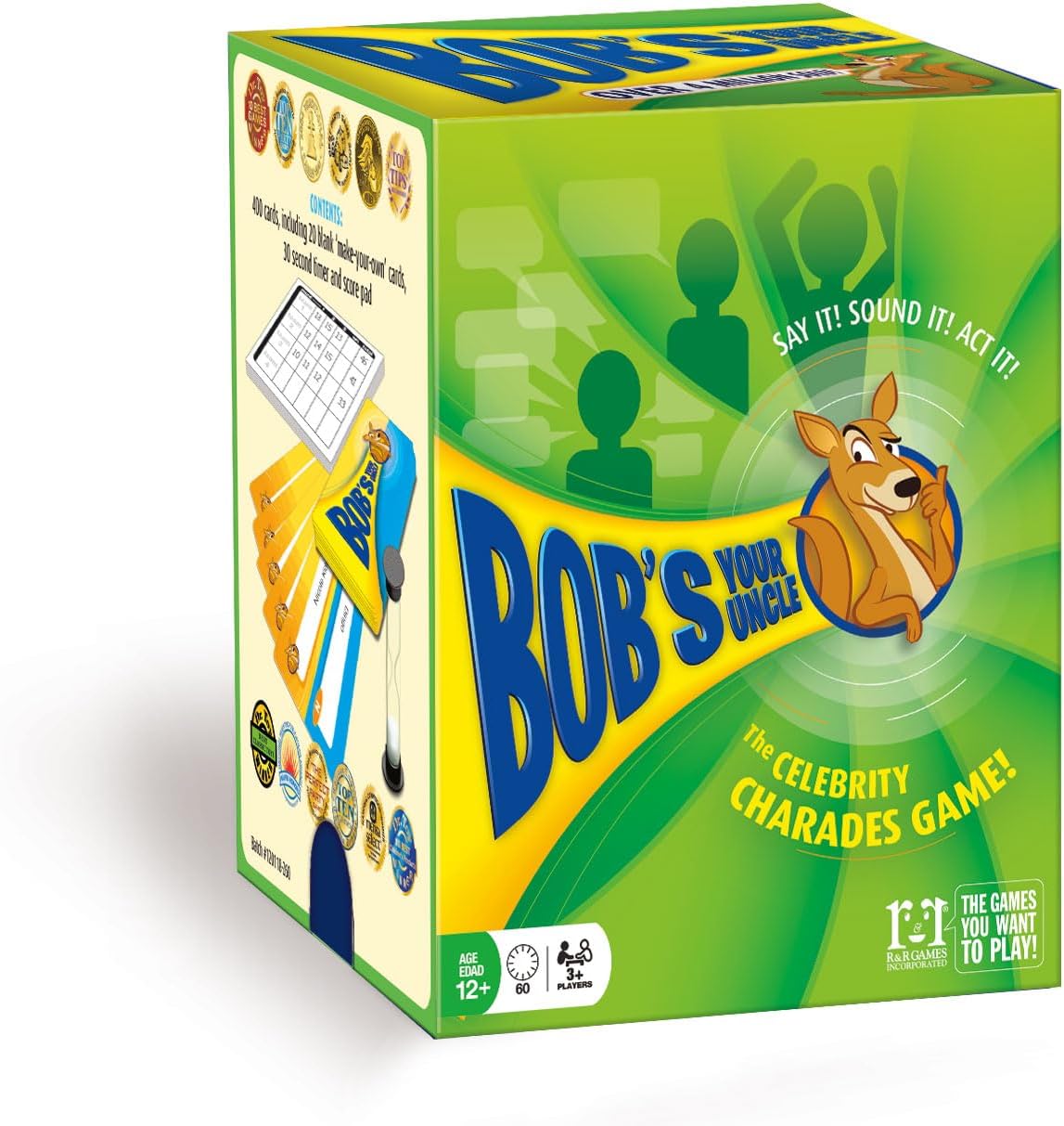 R&R Games Bob’s Your Uncle – Australian Edition of Time’s UP! Family Game, Perfect Party Card Game for Kids and Adults