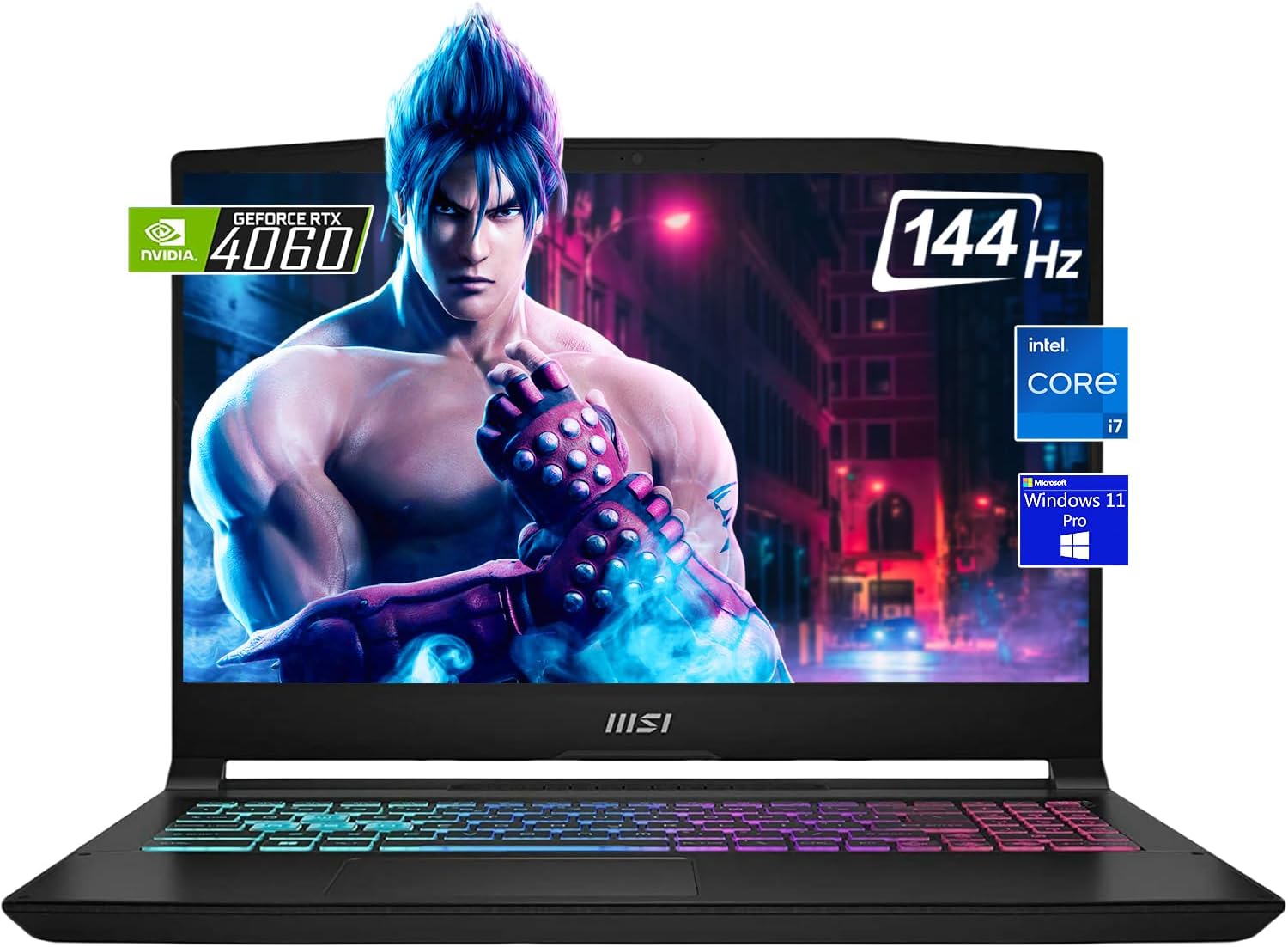 MSI Katana 15.6″ Gaming Laptop, 144Hz FHD, Intel Core i7-13620H, NVIDIA GeForce RTX 4060 8GB, Windows 11 Pro, W/Mouse pad