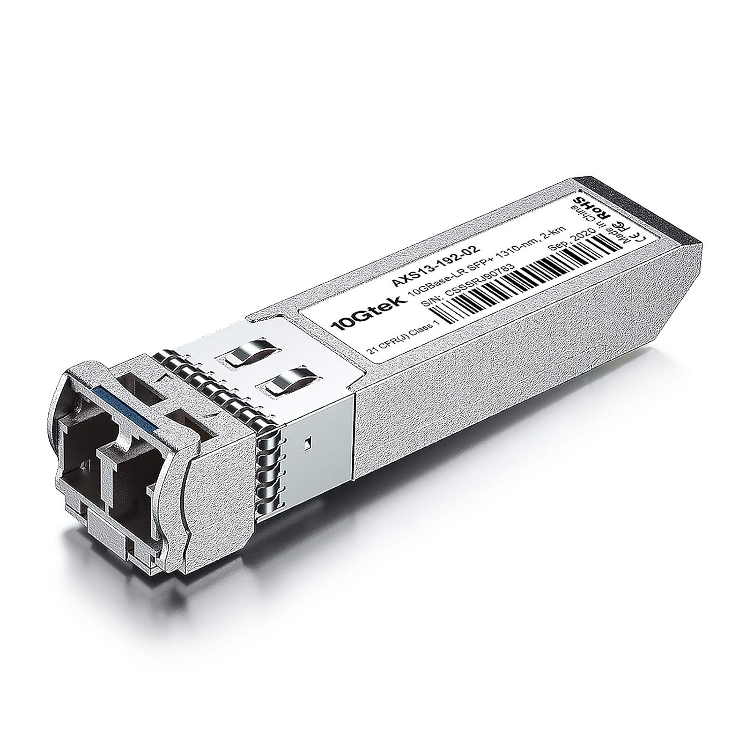 10Gtek 10GBase-LR Lite SFP+ IR Transceiver, 10G 1310nm SMF Fiber Optic Module, 1.4km, for Cisco SFP-10G-LRM2, Fortinet, Meraki, Ubiquiti UniFi, Netgear AXM764, Supermicro, TP-Link, Broadcom and More