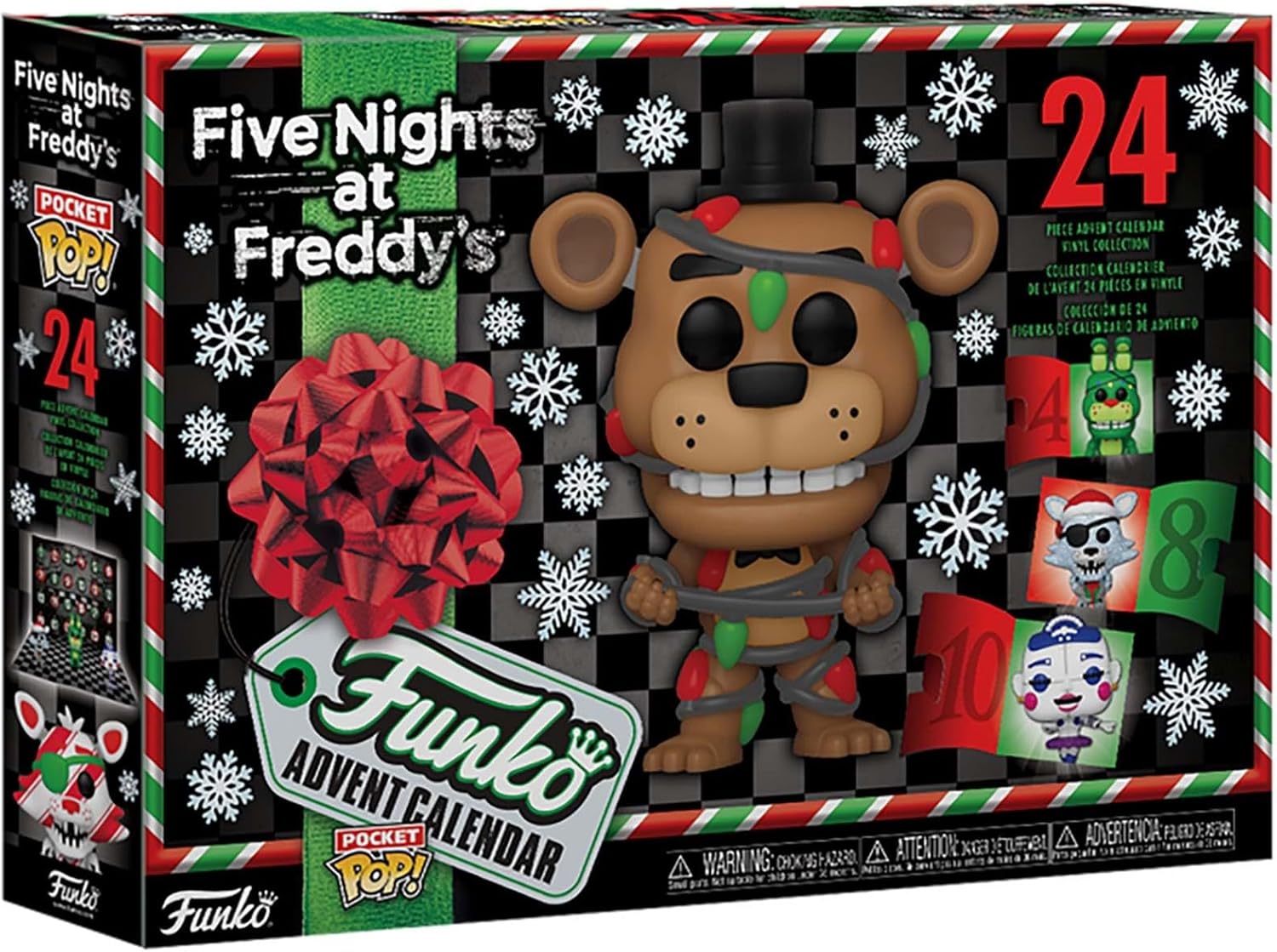 Funko Pop! Advent Calendar: Five Nights at Freddy’s 2023, 24 Pocket Pop! Vinyl Figures