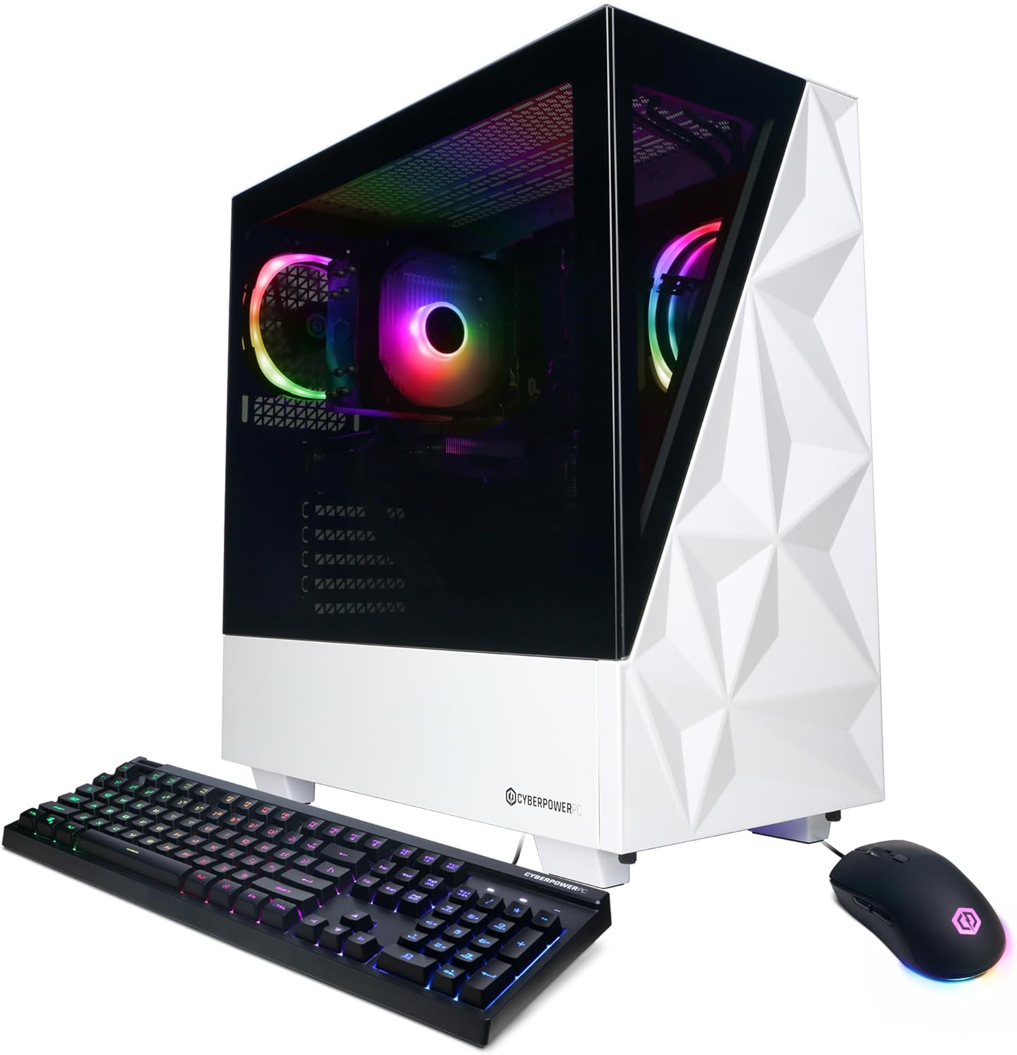 CyberPowerPC Gamer Master Gaming PC, AMD Ryzen 7 9700X 3.8GHz, GeForce RTX 4060 Ti 8GB, 16GB DDR5, 2TB PCIe Gen4 SSD, WiFi Ready & Windows 11 Home (GMAI6000A)