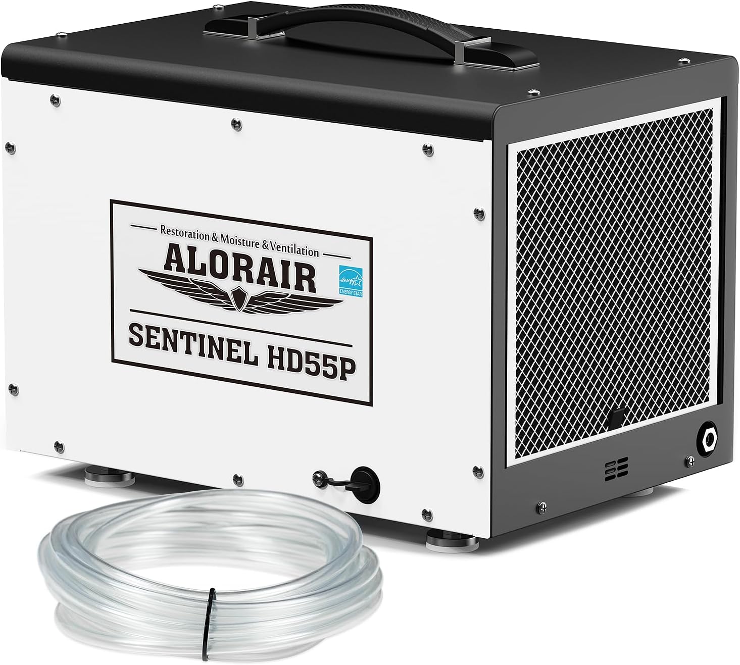 ALORAIR Crawl Space Dehumidifier, 120 PPD Energy Star Crawlspace Dehumidifiers with Drain Hose and Pump for Basement, Portable Compact Auto Defrost Under House Industry Commercial Dehumidifier