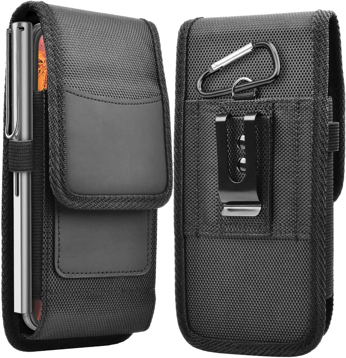 for Cloud Stratus C8 Case, Stratus C8 Phone Case, Vegan Leather Wallet Holster Case with [Belt Metal Loop Clip] Credit Card Holder Wallet Protection Holster Case for Cloud Mobile Stratus C8 6.5″