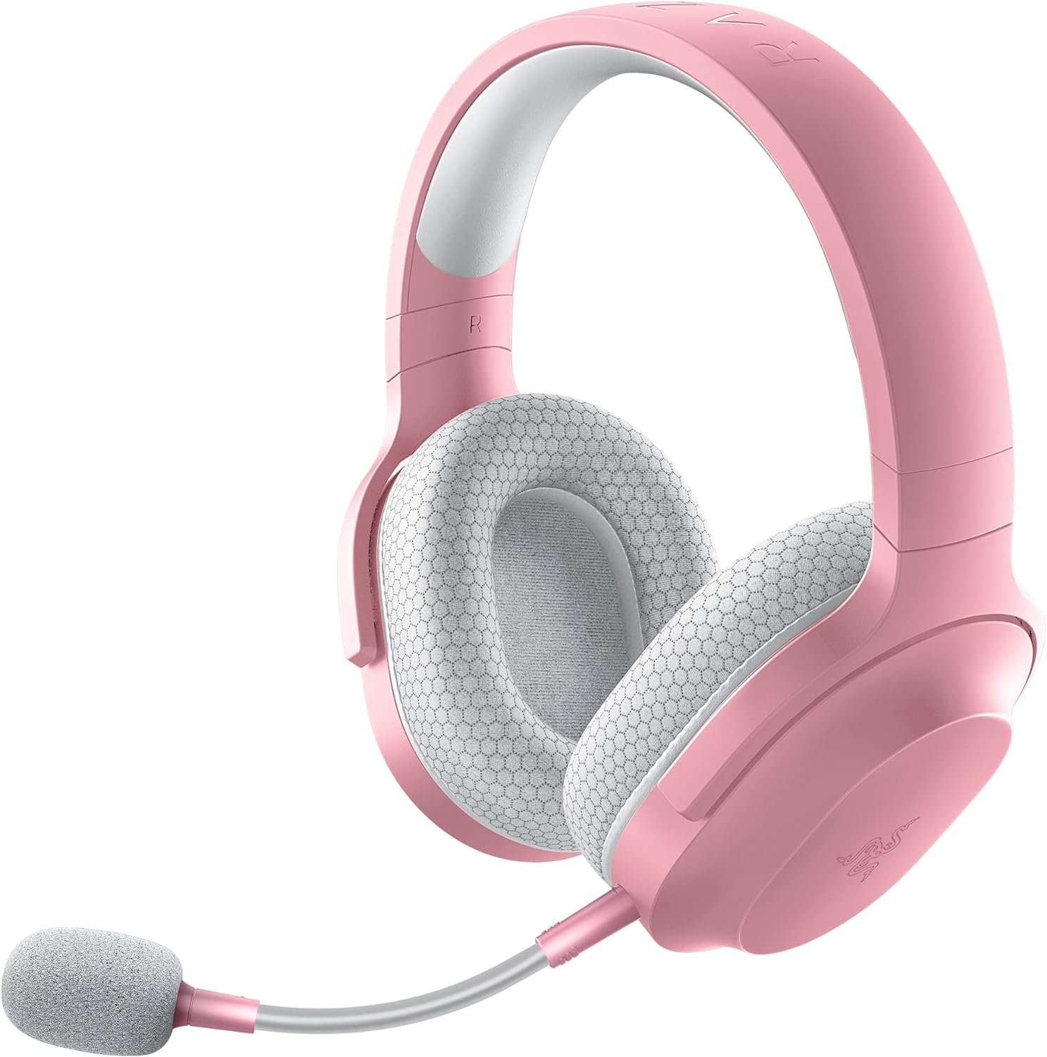 Razer Barracuda X Wireless Gaming & Mobile Headset (PC, PlayStation, Switch, Android, iOS): 2.4GHz Wireless + Bluetooth – Lightweight – 40mm Drivers – Detachable Mic – 50 Hr Battery – Quartz Pink