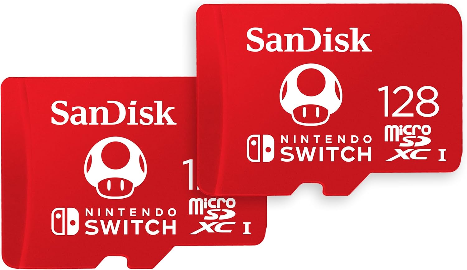 SanDisk 128GB 2-Pack microSDXC Card, Licensed for Nintendo Switch (2x128GB) – SDSQXAO-128G-GN6Z2