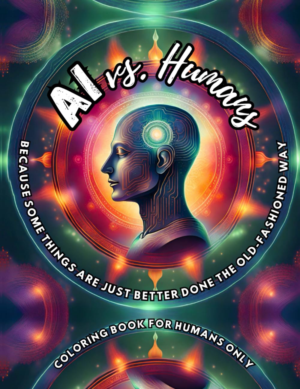 AI vs. Humans: Because Some Things Are Just Better Done the Old-fashioned Way: 30 Witty Illustrations: Laugh, Color, and Embrace the Uniqueness of … Limits of AI (The AI vs. Humans Wars Saga)