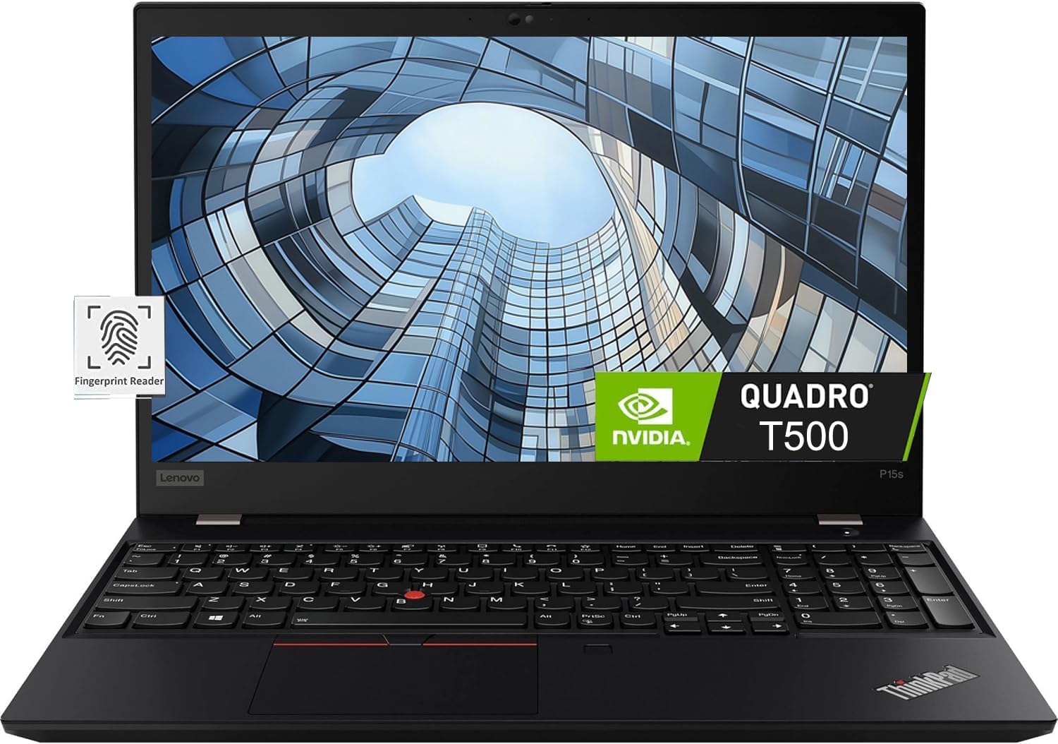 Lenovo ThinkPad P15s 15.6″ FHD Mobile Workstation Laptop (NVIDIA Quadro T500 4GB Graphics, 40GB RAM, 1TB SSD, Intel Core i5 (> i7-1065G7)) Fingerprint Reader, Wi-Fi 6, Webcam, Win 11 Pro, Black