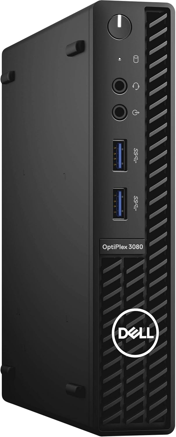 Dell OptiPlex 3080 Micro Form Factor Desktop, Intel Core i5-10500T, 8GB DDR4 RAM, 256GB SSD, Windows 10 Pro, Intel 3165 802.11ac dual band 1×1 + Bluetooth 4.2