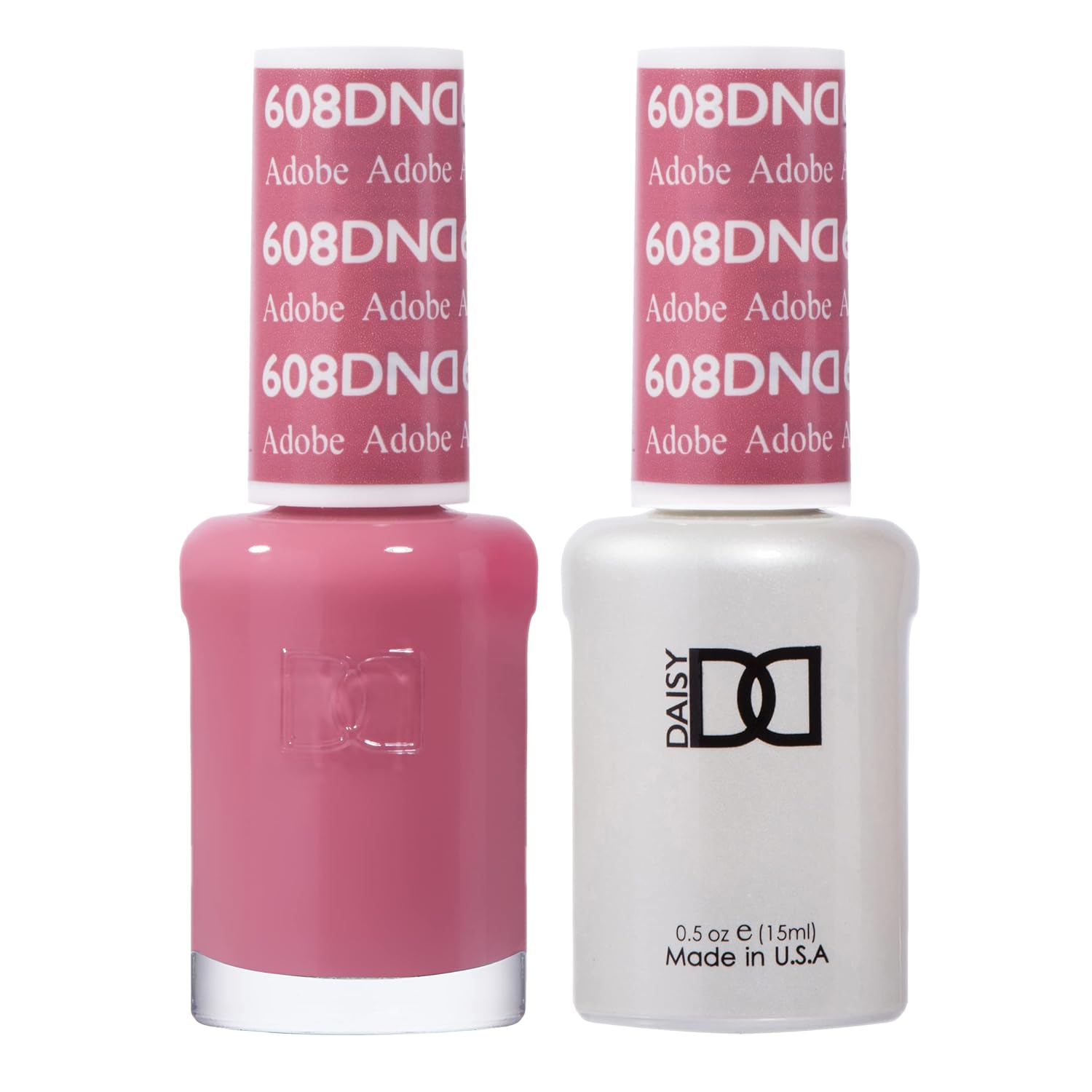 DND Gel Polish Set, Pink Collection, UV/LED GelPolish and Air Dry Nail Lacquer, Matching Chip-Free Polish Duo, 0.5 Fl Oz Each