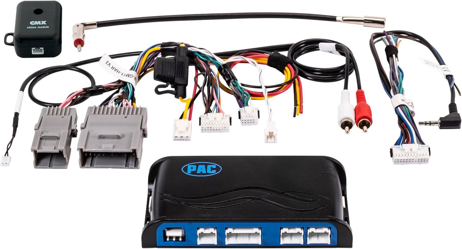 PAC RP5-GM11 Radio Replacement Interface With Built-In OnStar Retention/Steering Wheel Control Retention/Navigation Outputs for Select GM Class II Vehicles