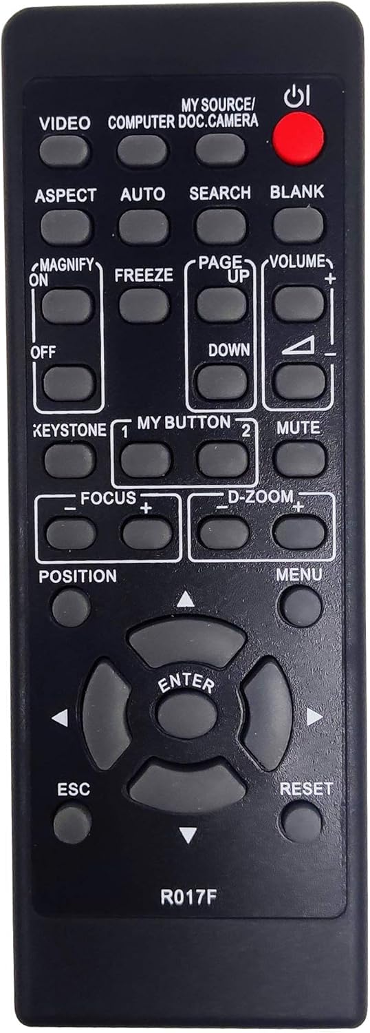 R017/ R016 Projector Remote Control for Hitachi CP-A220N/NM, CP-A300N/NM, CP-AW250N/NM, iPJ-AW250NM, CP-RX79, CP-RX82, CP-RX93, CP-RX94, CP-WX3014WN, CP-WX4021N, CPWX8, CP-X2020 etc