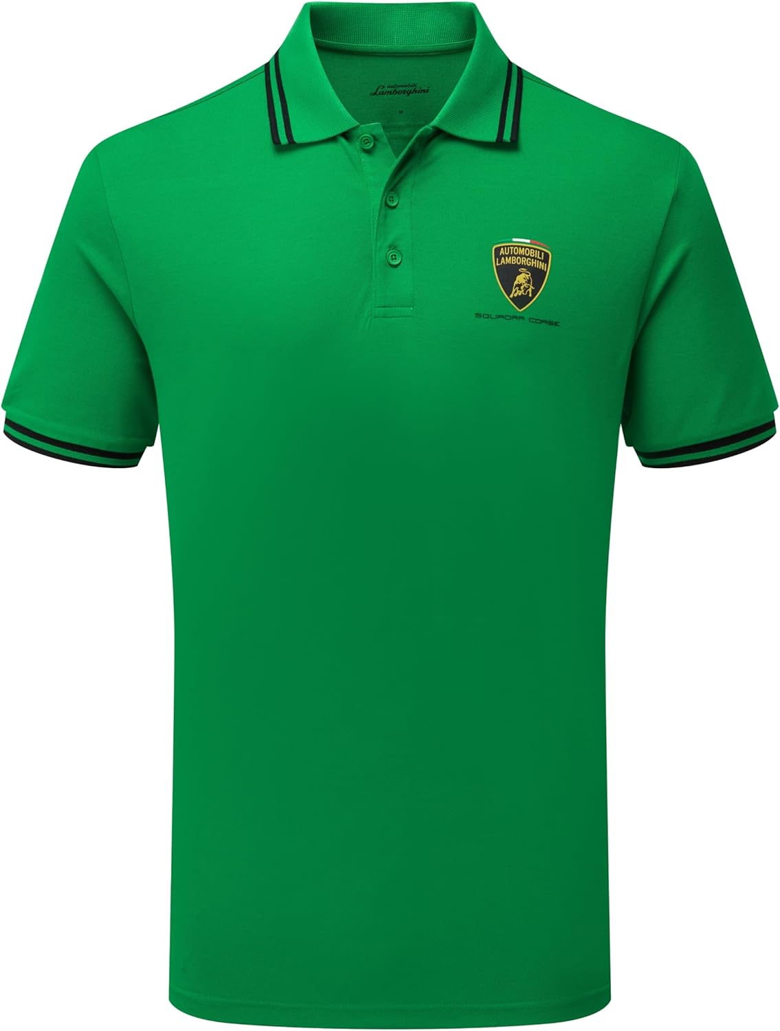 LAMBORGHINI Squadra Corse Men’s Travel Polo Shirt Green