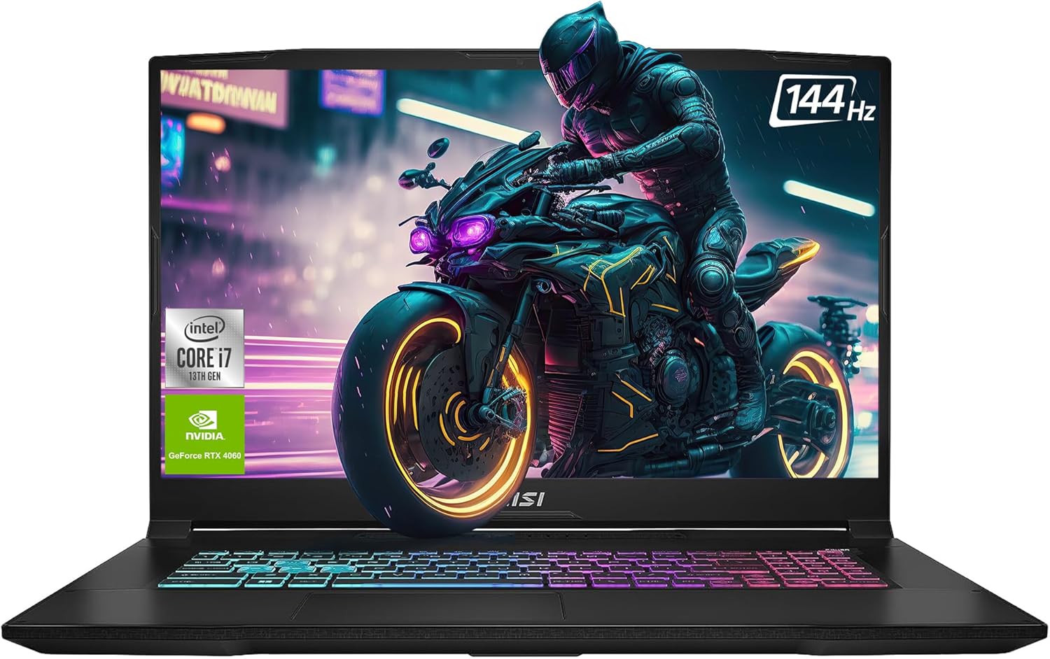 MSI Katana 17 Gaming Laptop, 13th Gen Intel Core i7-13620H, 17.3″ FHD Display, 32 GB DDR5 RAM, 2 TB NVMe SSD, GeForce RTX 4060, USB-Type C, Windows 11 Home, Black