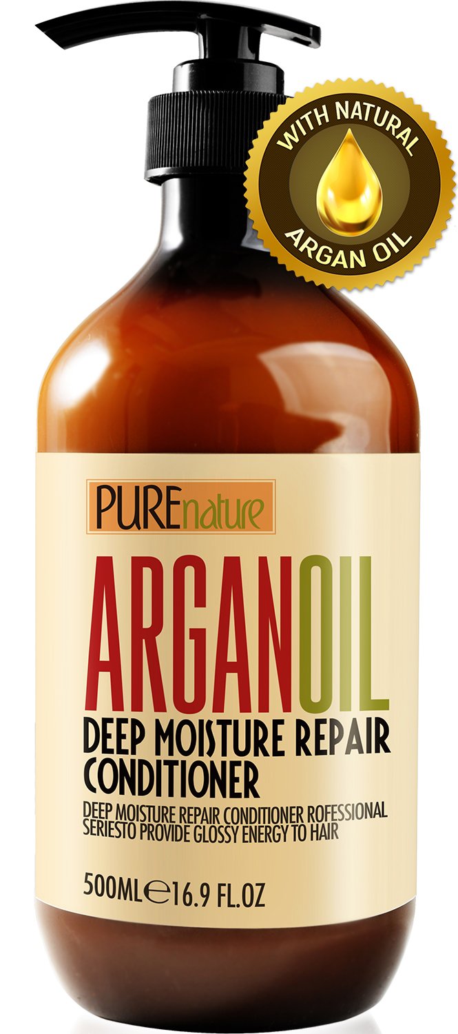 Moroccan Argan Oil Conditioner – Sulfate Free Products for Women and Men – Deep Moisturizing for Dry, Curly, Colored, Damaged Hair – Hydrating Repair, Salon Grade Formula for All Hair Types