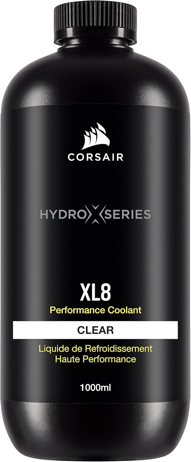 CORSAIR Hydro X Series, XL8, Performance Coolant, 1L, Clear